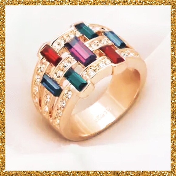 Colorful Statement Ring - Picture 2 of 3